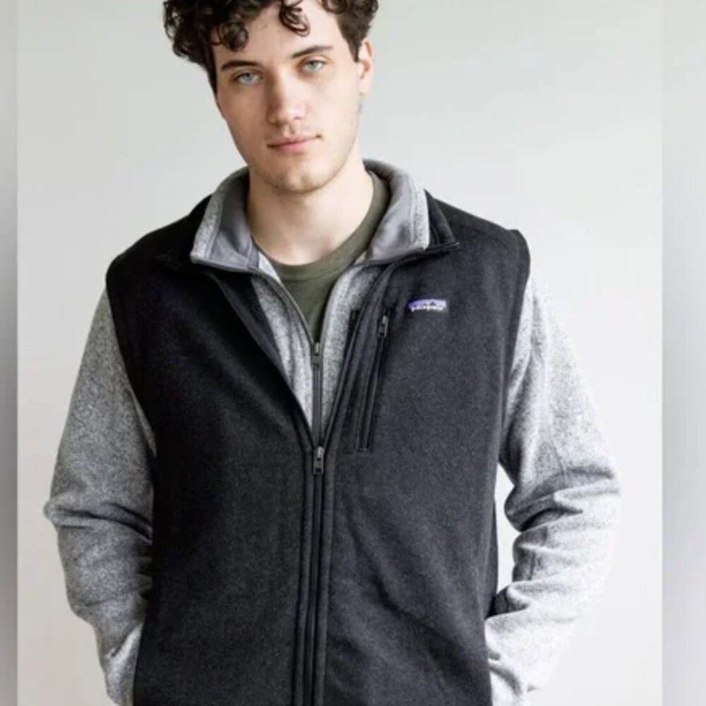 Patagonia Men's Better Sweater Fleece Vest in Black